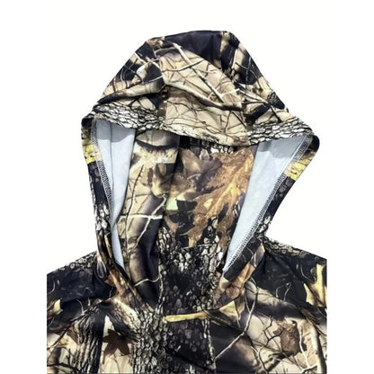Fishing Hoodie Shirt Men Long Sleeve