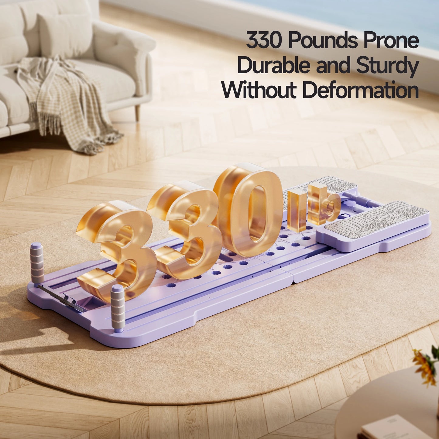 Multifunctional Foldable 4-in-1 Ab Exercise Board Pilates