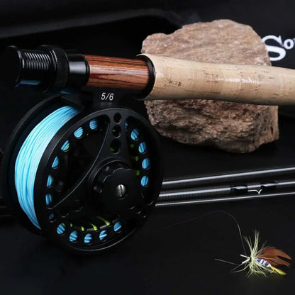 Complete Fly Fishing Rod and Reel Combo Kit