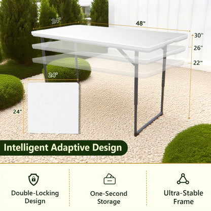 2.5ft/4ft/6ft Folding Utility Table