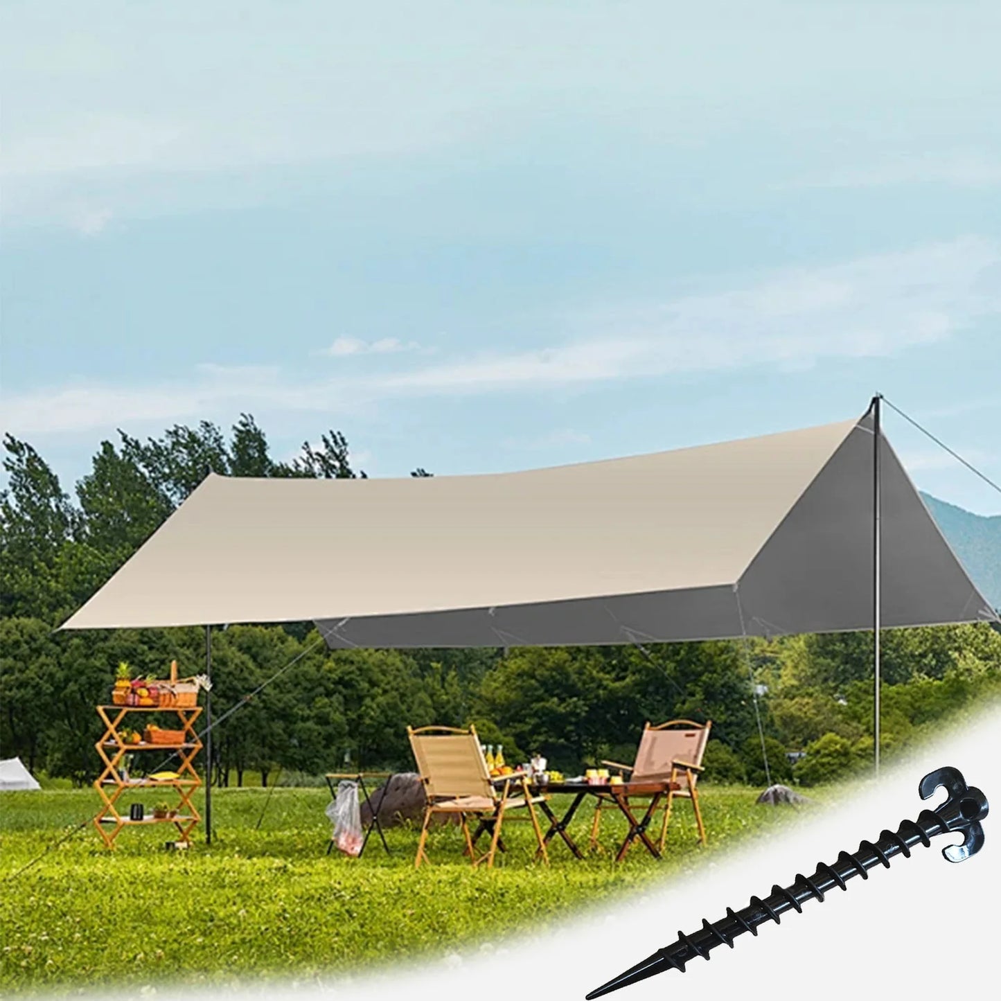 10Pcs Tent Pegs Canopy Stakes