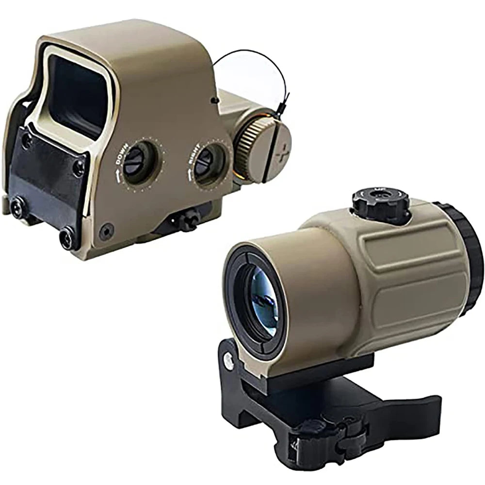 Red Dot Optic Sight Tactical Hunting Gear W/20mm Rail Mounts Detach Lever