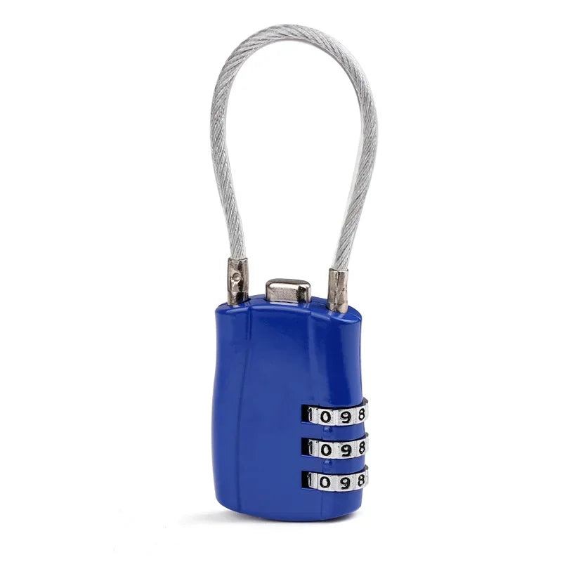 1Pcs 3 Digit Combination TSA Customs Lock