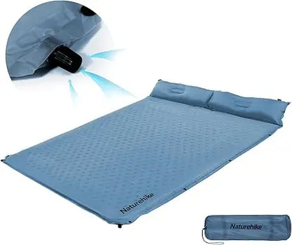 Portable Self-Inflating Sleep Pad with Pillow