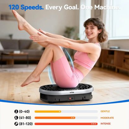 Vibration Plate Exercise Machine Home Fitness Muscle Toning
