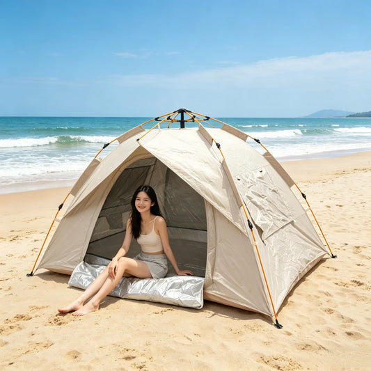 Instant Pop-Up Tent for Camping 2-3 Person Camping Fishing Hiking