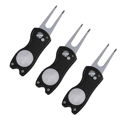 Foldable Golf Divot Repair Tool
