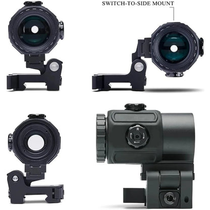 Red Dot Optic Sight Tactical Hunting Gear W/20mm Rail Mounts Detach Lever