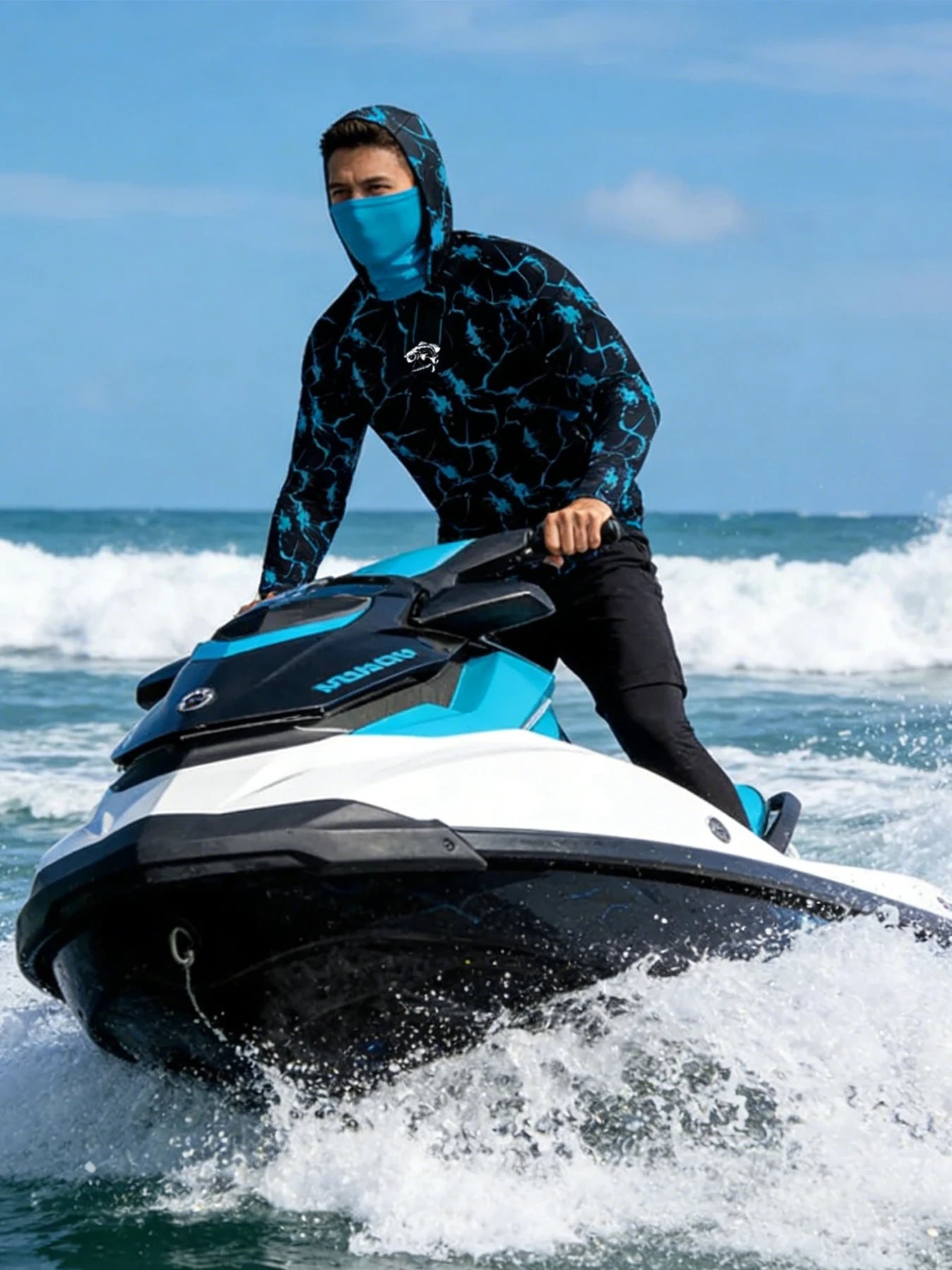 Men's Long Sleeve Fishing Hoodie