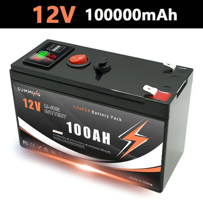 12V 150Ah Lithium  LiFeP04 Battery for Solar Charging