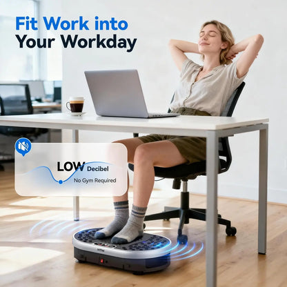 Vibration Plate Exercise Machine Home Fitness Muscle Toning