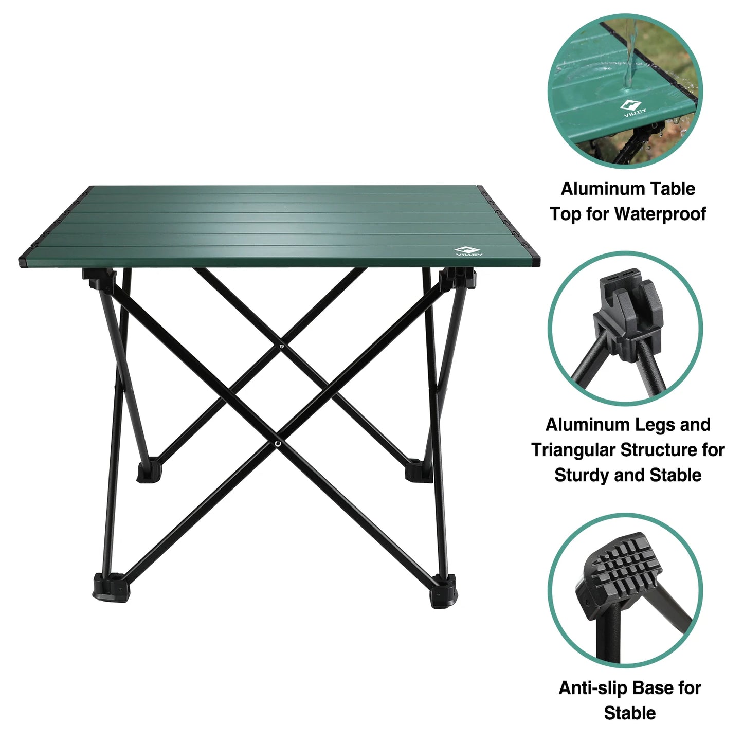 Portable Folding  Camping Table, Ultralight Aluminum