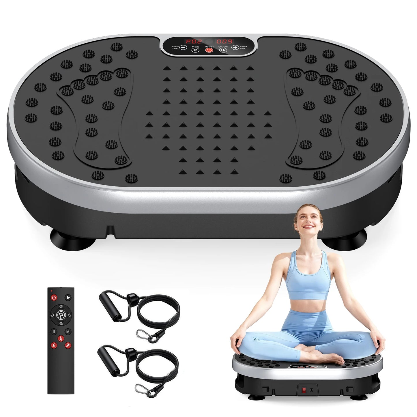 Vibration Plate Exercise Machine Home Fitness Muscle Toning