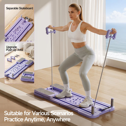 Multifunctional Foldable 4-in-1 Ab Exercise Board Pilates