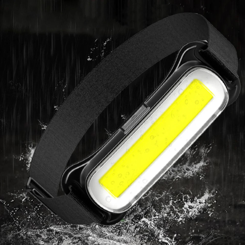 USB Rechargeable LED Headlamp Waterproof Head Lamp