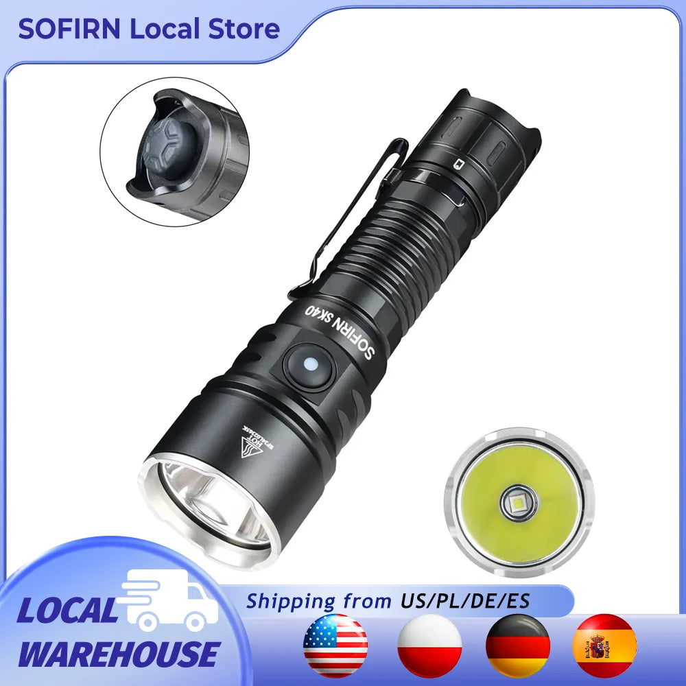 LED Tactical Flashlight Rechargeable