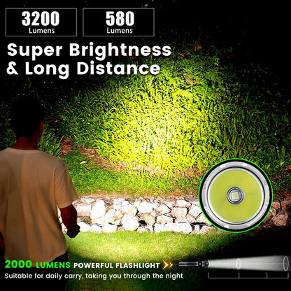 LED Tactical Flashlight Rechargeable