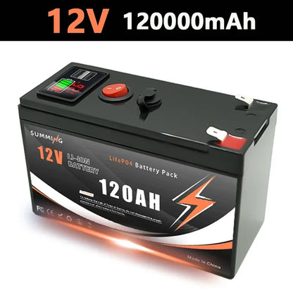 12V 150Ah Lithium  LiFeP04 Battery for Solar Charging