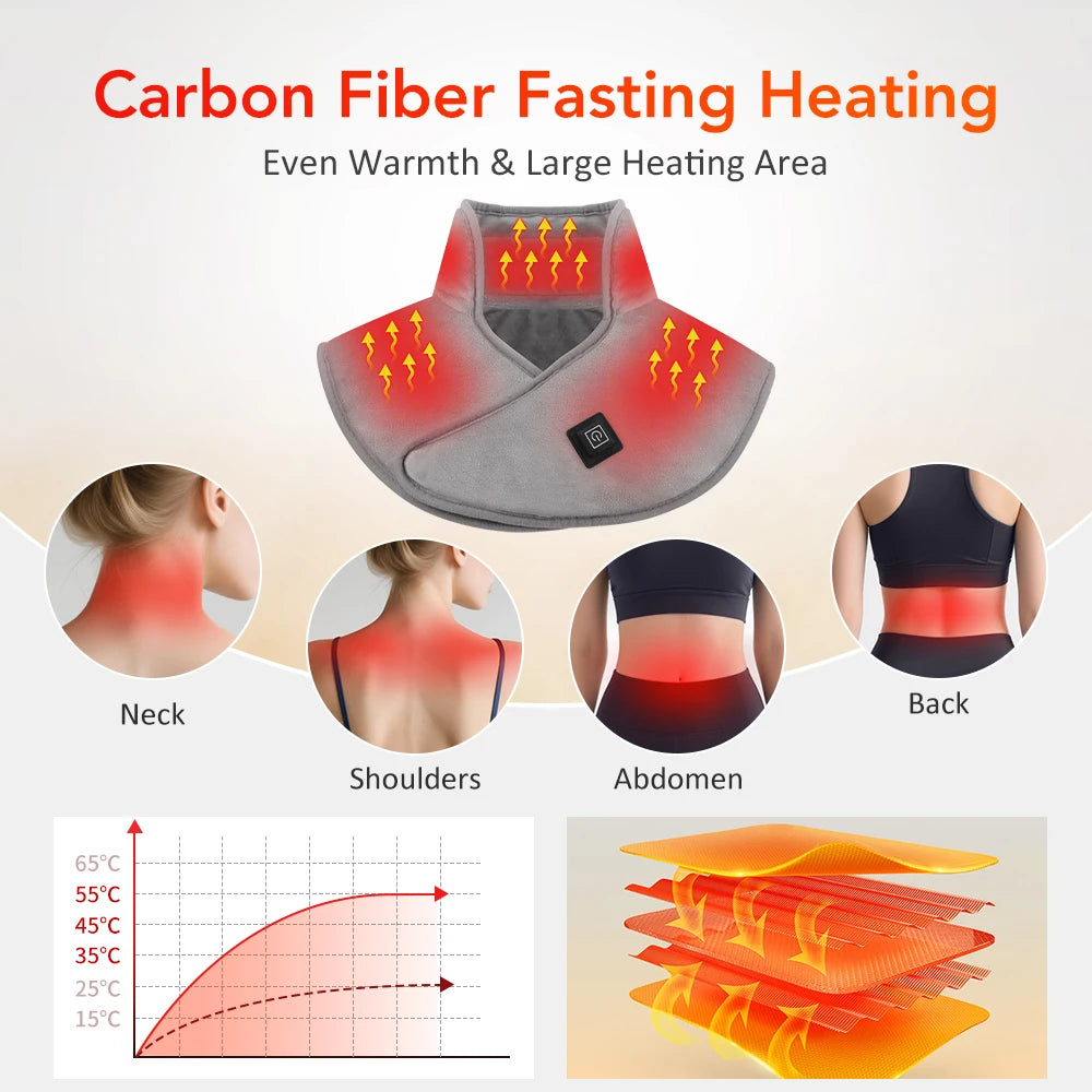 Electric Heating Shoulder Neck Pad Massager