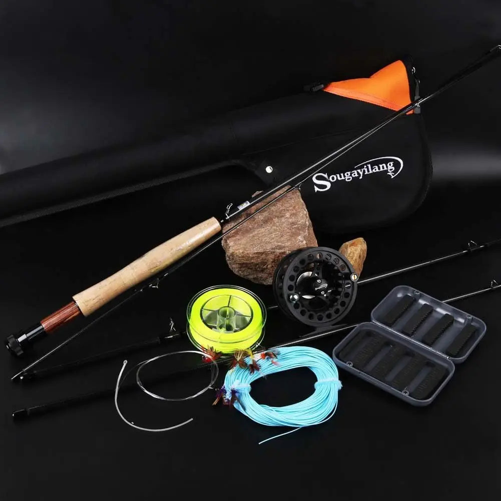 Complete Fly Fishing Rod and Reel Combo Kit