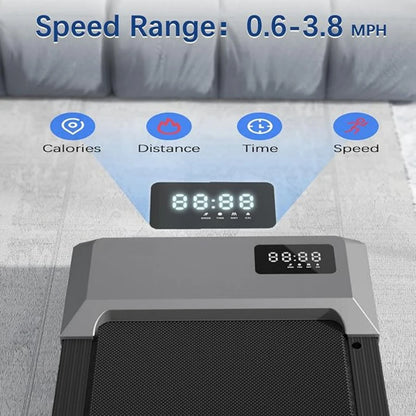 300lbs Treadmill for Home 2.5HP  2in1 Walking Running Fitness Machine