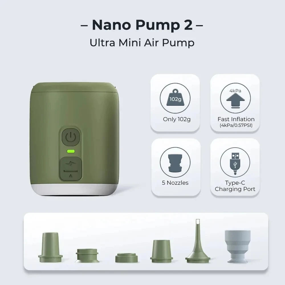Tiny Air Pump 4.5kPa Air Pump with Magnetic Design for Inflatable Air Mattress