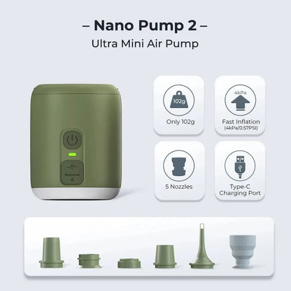 Tiny Air Pump 4.5kPa Air Pump with Magnetic Design for Inflatable Air Mattress