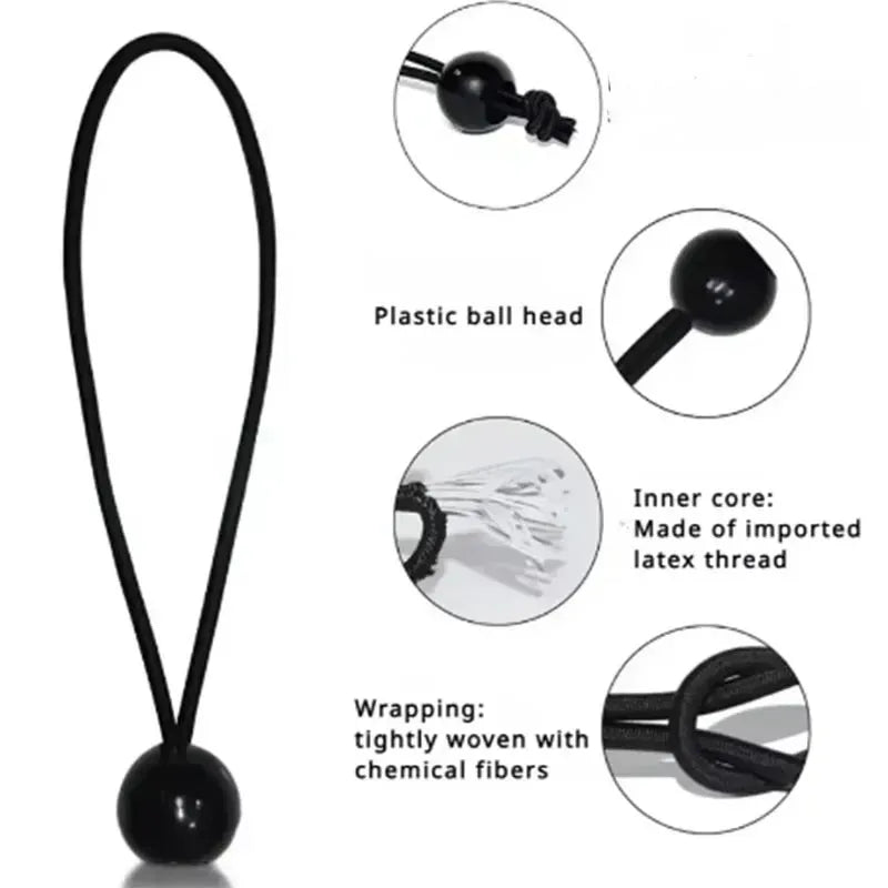 Bungee Ball Ties   4pcs