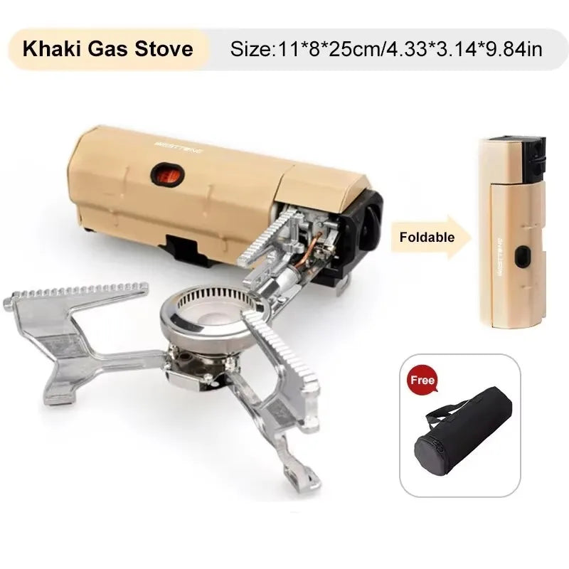 Camping Gas Stove 2670W Portable Folding Cassette