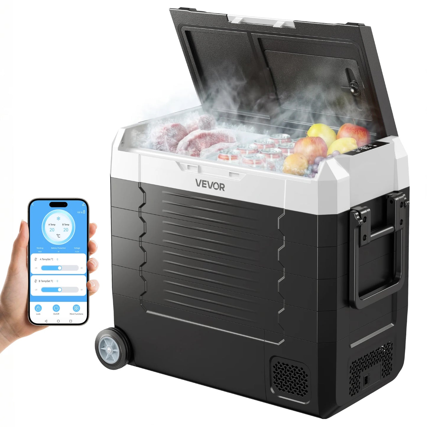 Car Refrigerator Mini Fridge Freezer Portable Compressor Cooler