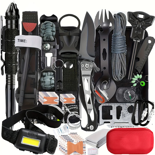 Ultimate Survival Gear Kit, 20-in-1  First Aid