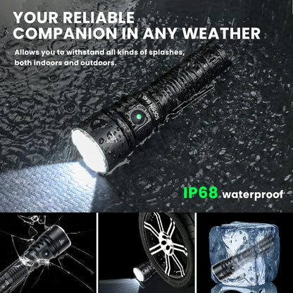 LED Tactical Flashlight Rechargeable