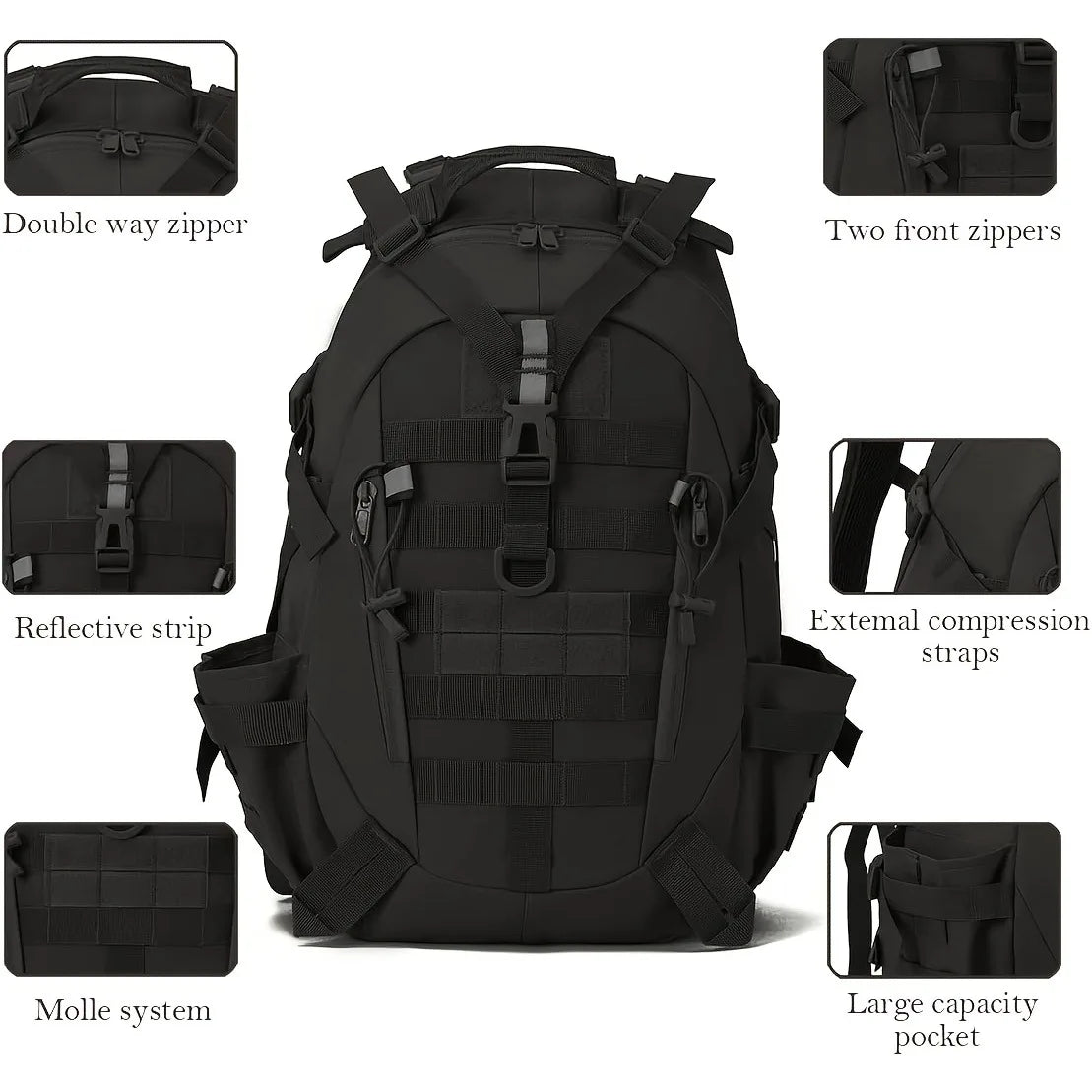 Hunting Tactical Backpack With Modular Straps