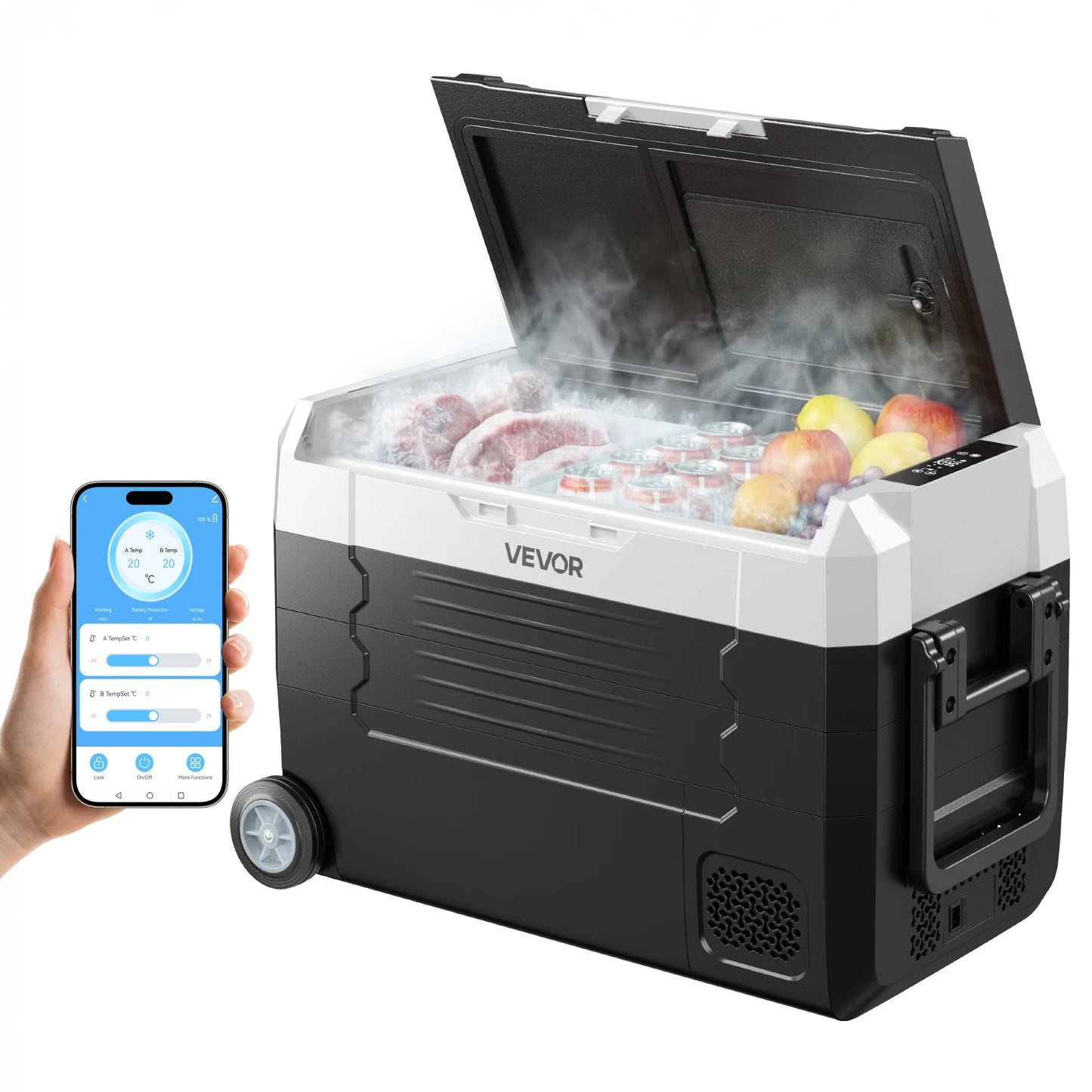 Car Refrigerator Mini Fridge Freezer Portable Compressor Cooler