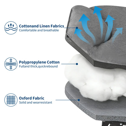 Portable Folding Bed with Cushion and Pillow