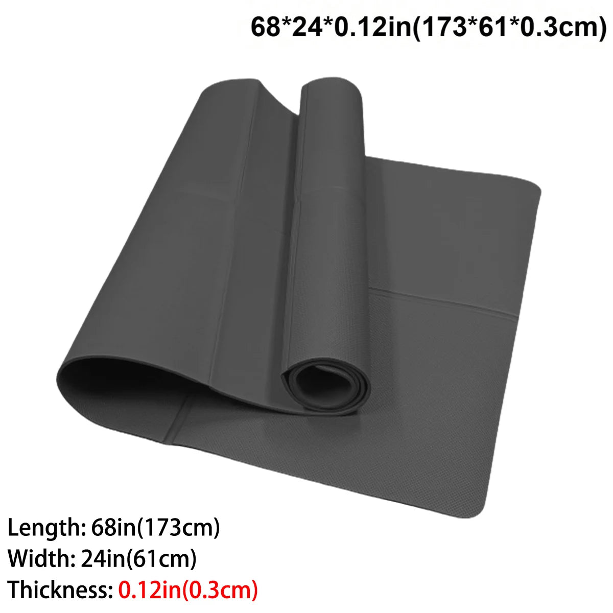 Foldable Yoga Mat 3mm/4mm/6mm Thicknesses