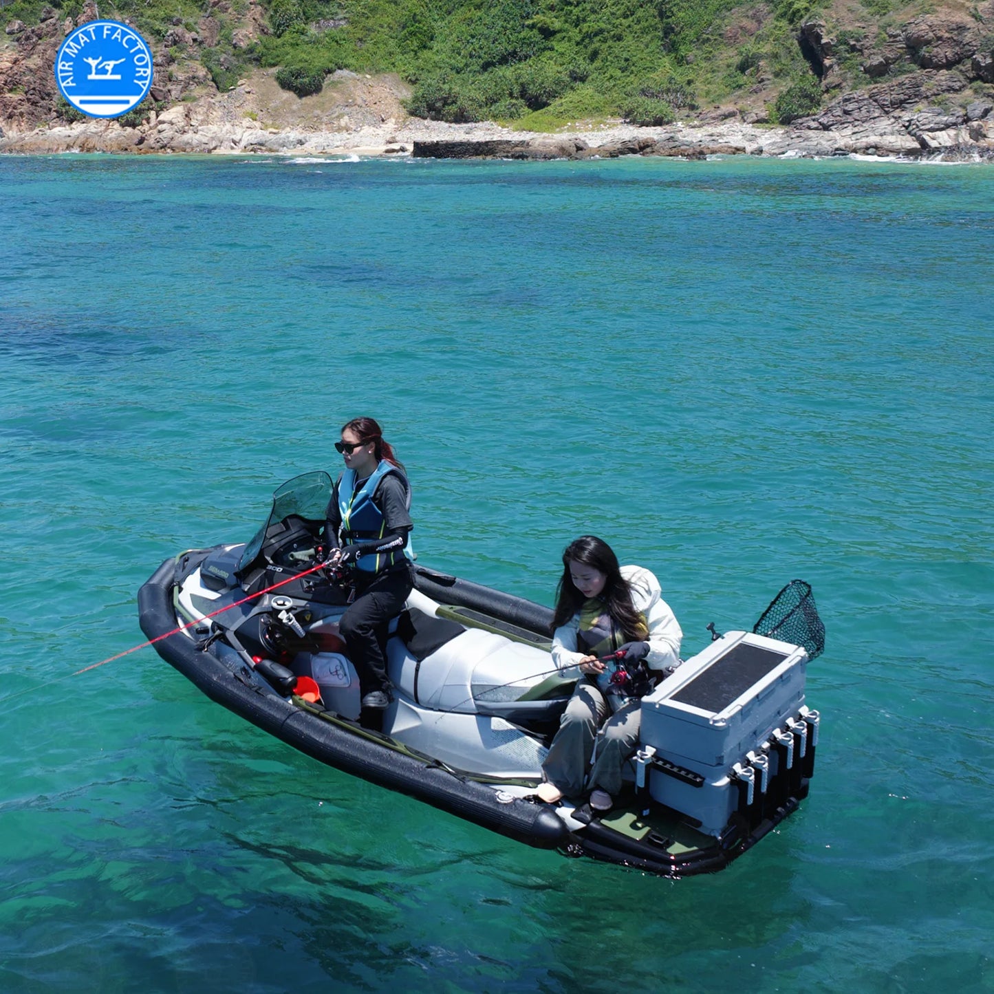 Inflatable PVC Ribs Motorboat Safety Devices