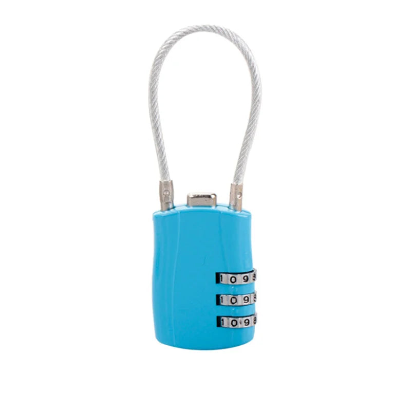 1Pcs 3 Digit Combination TSA Customs Lock