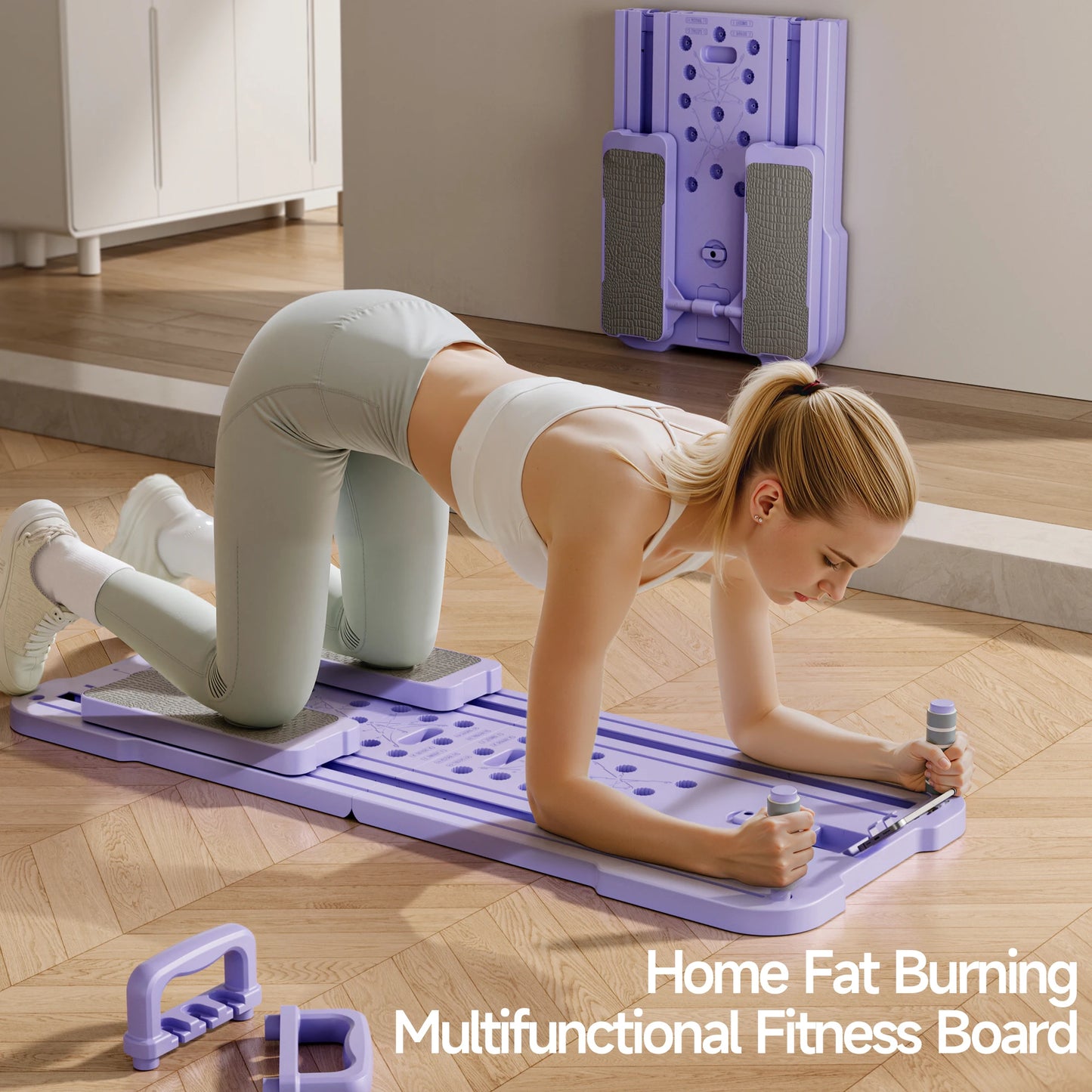 Multifunctional Foldable 4-in-1 Ab Exercise Board Pilates