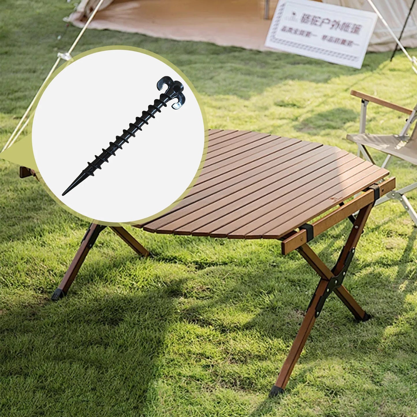 10Pcs Tent Pegs Canopy Stakes