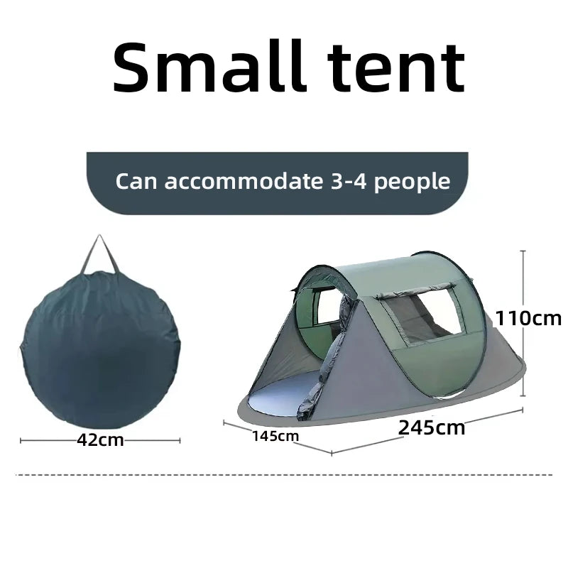 quick opening hand throw outdoor tent fully automatic pop-up