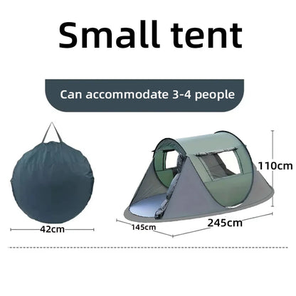 quick opening hand throw outdoor tent fully automatic pop-up