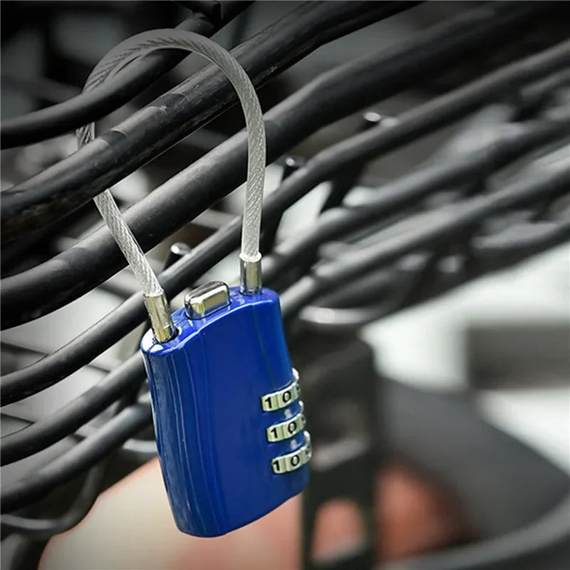 1Pcs 3 Digit Combination TSA Customs Lock