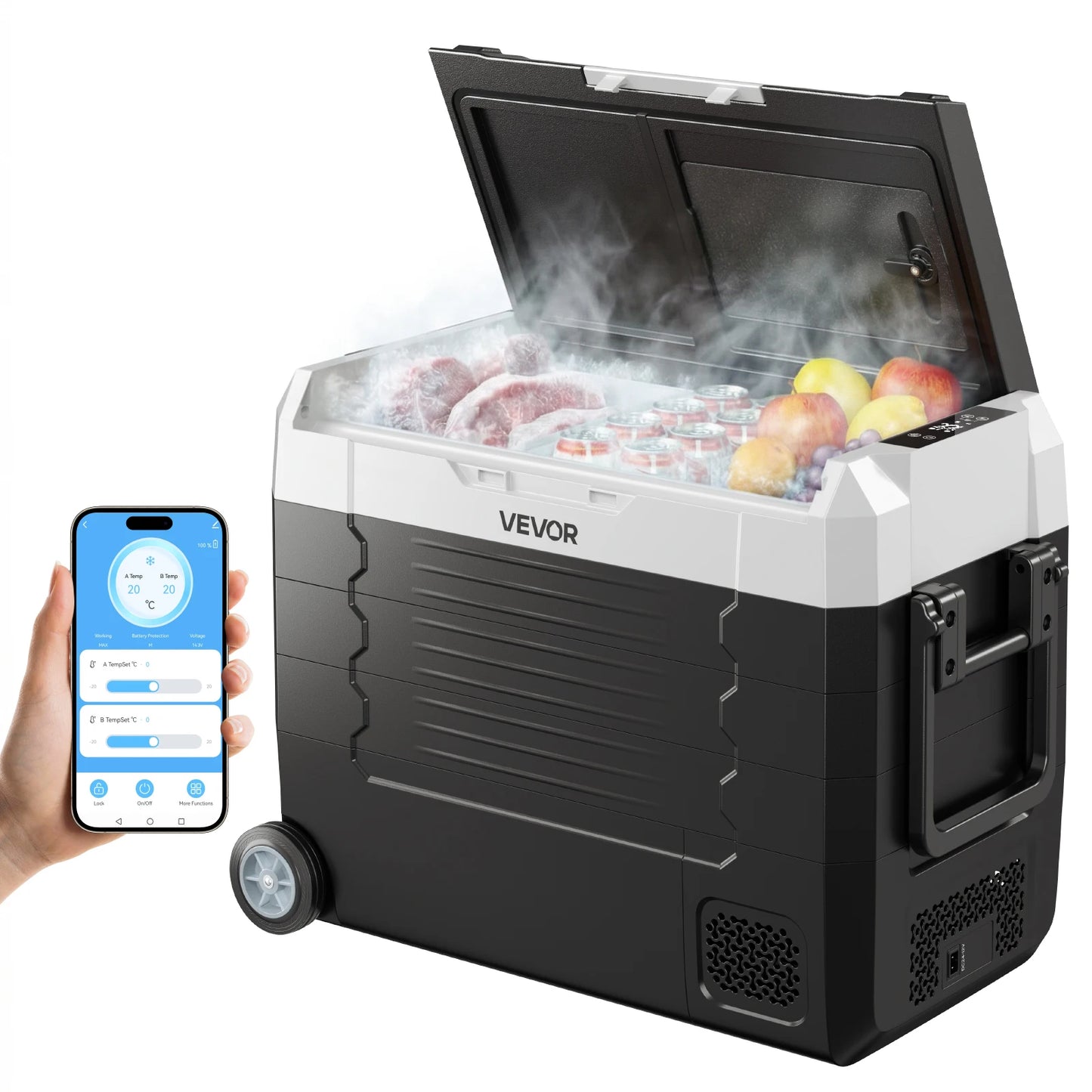 Car Refrigerator Mini Fridge Freezer Portable Compressor Cooler