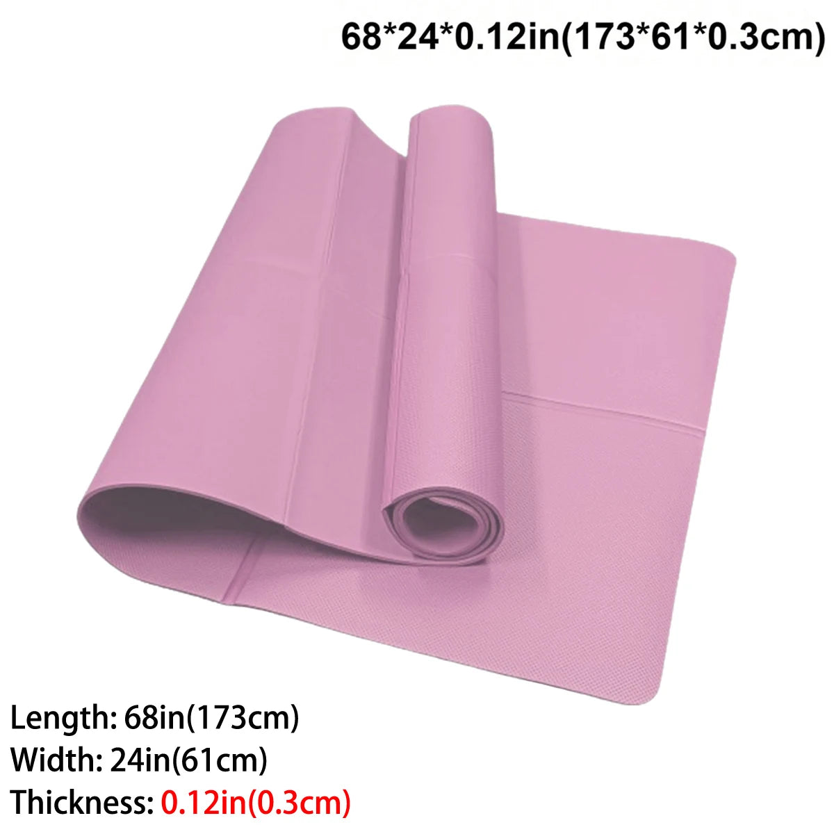 Foldable Yoga Mat 3mm/4mm/6mm Thicknesses