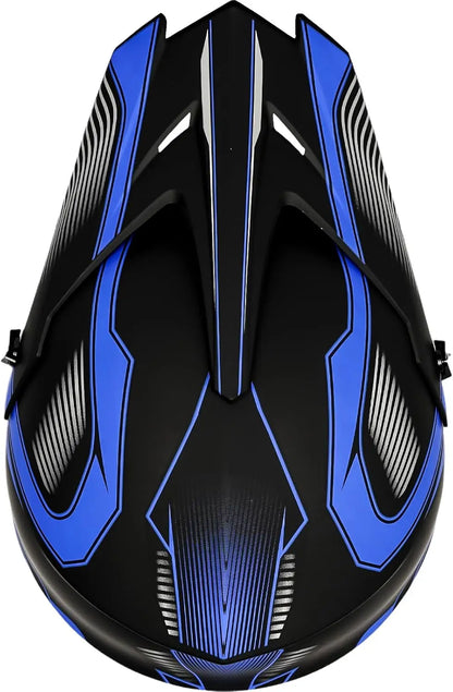 Youth Dirt Bike Helmet Set with Gloves, Goggles,