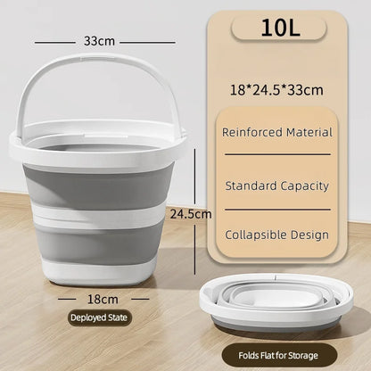 Collapsible 10L Water Bucket