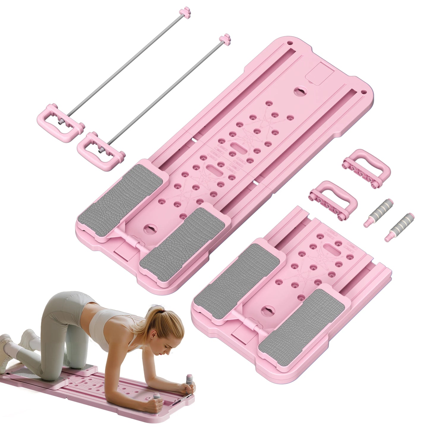 Multifunctional Foldable 4-in-1 Ab Exercise Board Pilates