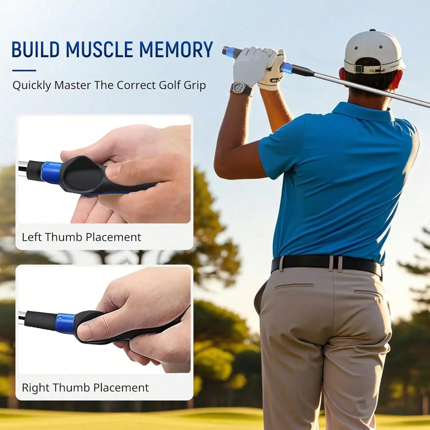 Golf grip correction trainer