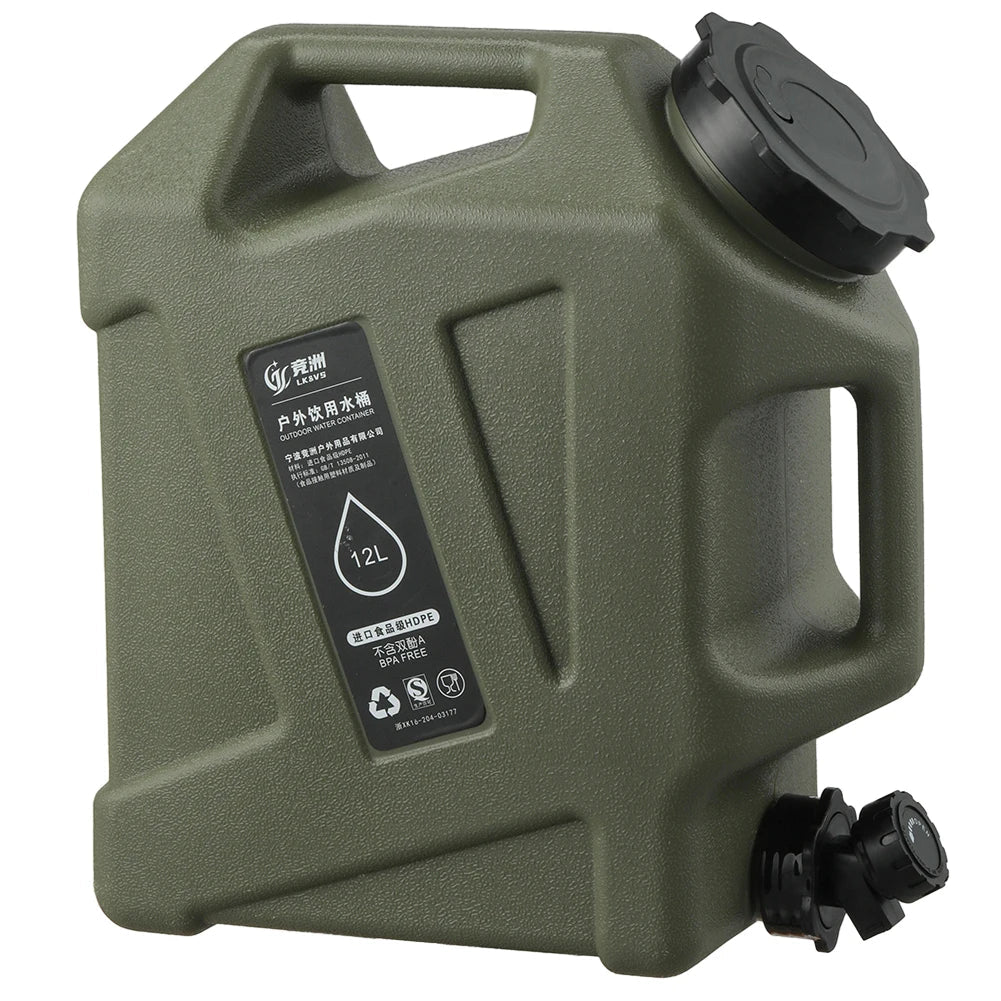 Portable Camping Water Jug with Faucet (12L)